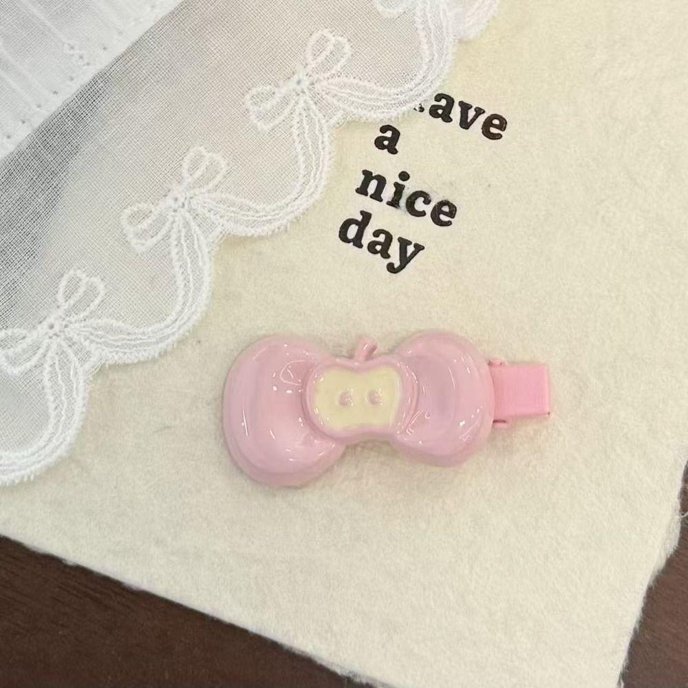 Bowknot Bow Hair Clip Cartoon Girl's Hair Clip New Duckbill Hair Clip for Girls Daily Hair Styling