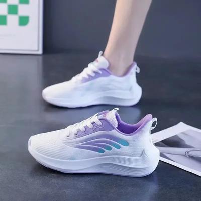Mode frauen Sport Schuhe Neue Koreanische Version Lässig Leichte Schuhe Mesh Atmungsaktiv Laufschuhe Wandern Schuhe Zapatillas De Deporte