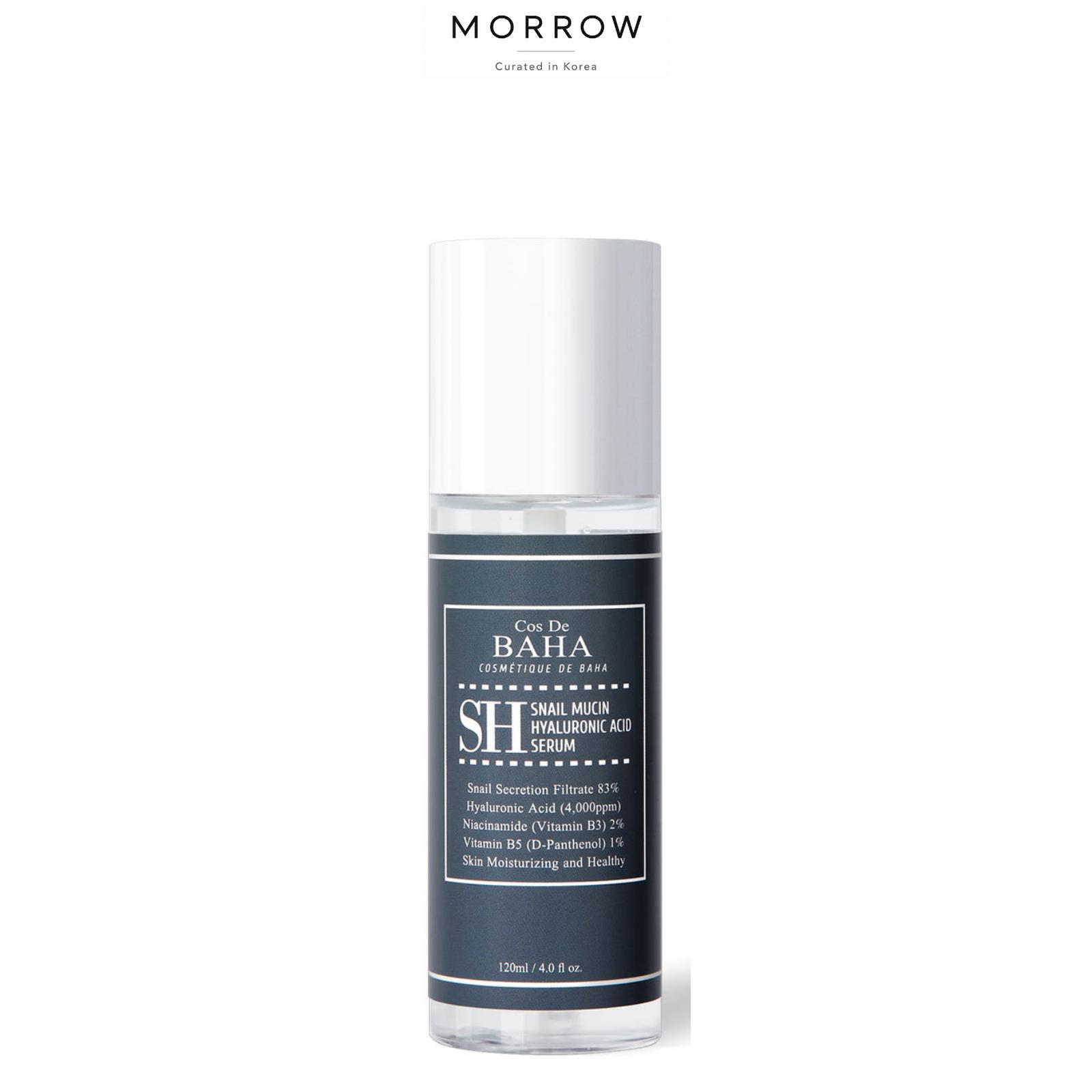COS DE BAHA SH Snail Mucin 83% Niacinamide Moisturizing Serum 120ml 120ml 1EA