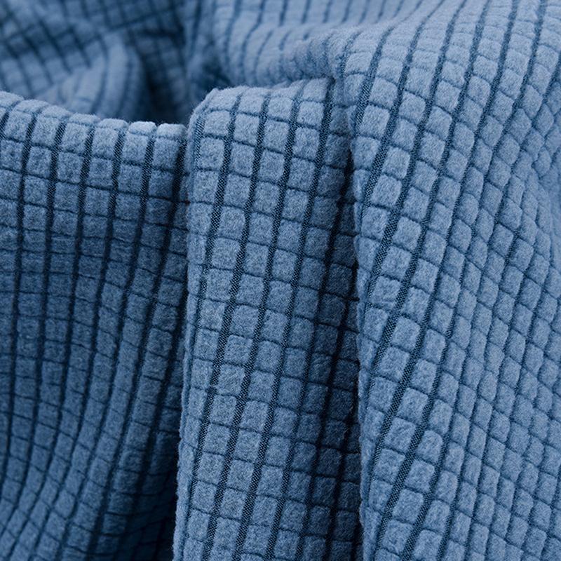 Thickened Solid Color Round Chair Cover Dining Stool Cover Elastic Chair Cushion Cover Washable Removable Seat Cover