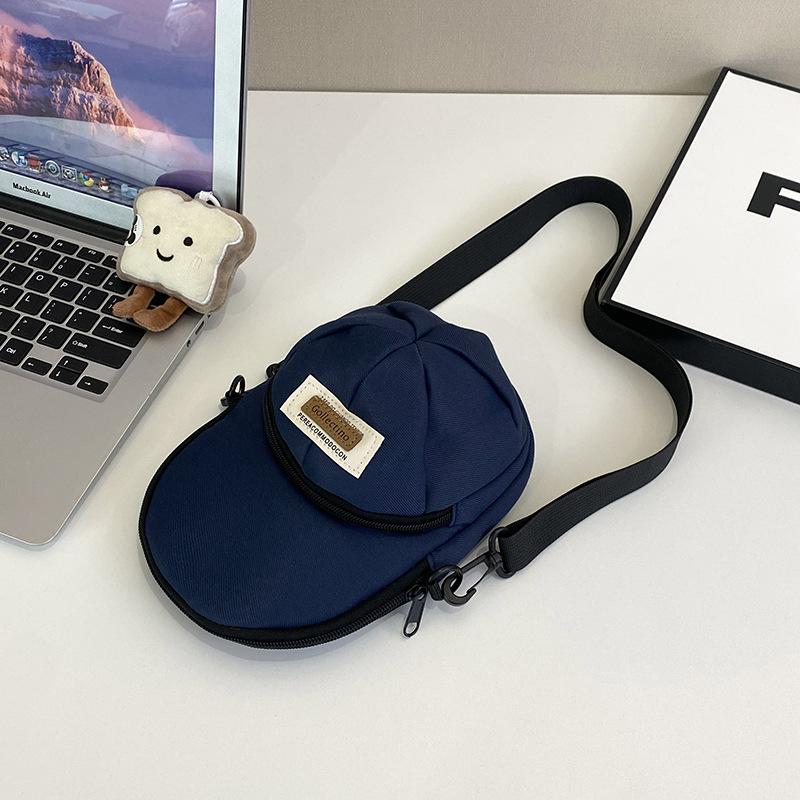 Trendy Cool Fashion Personalized Hat Bag Women's Mobile Phone Accessories Shoulder Bag 2025 New Oblique Span Bag
