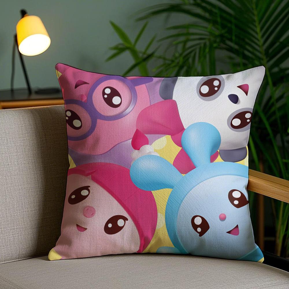 BBabyRikiS ANIME Pillow Case Silky Elegant Comfort Sofa Bed Invisible Zipper