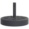 Pied de parasol - VIDAXL - Rond - 25 kg - Compatible mât Ø 38/48 mm - Plastique durable