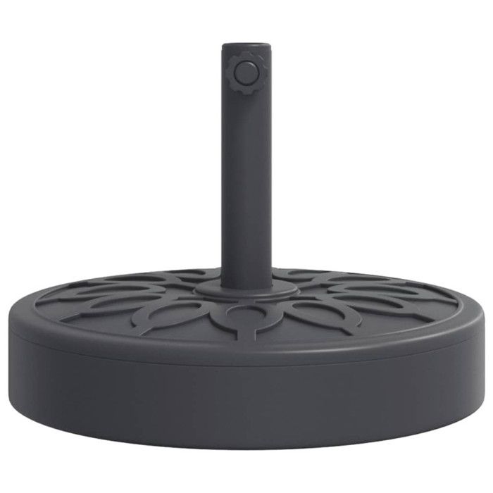 Pied de parasol - VIDAXL - Rond - 25 kg - Compatible mât Ø 38/48 mm - Plastique durable