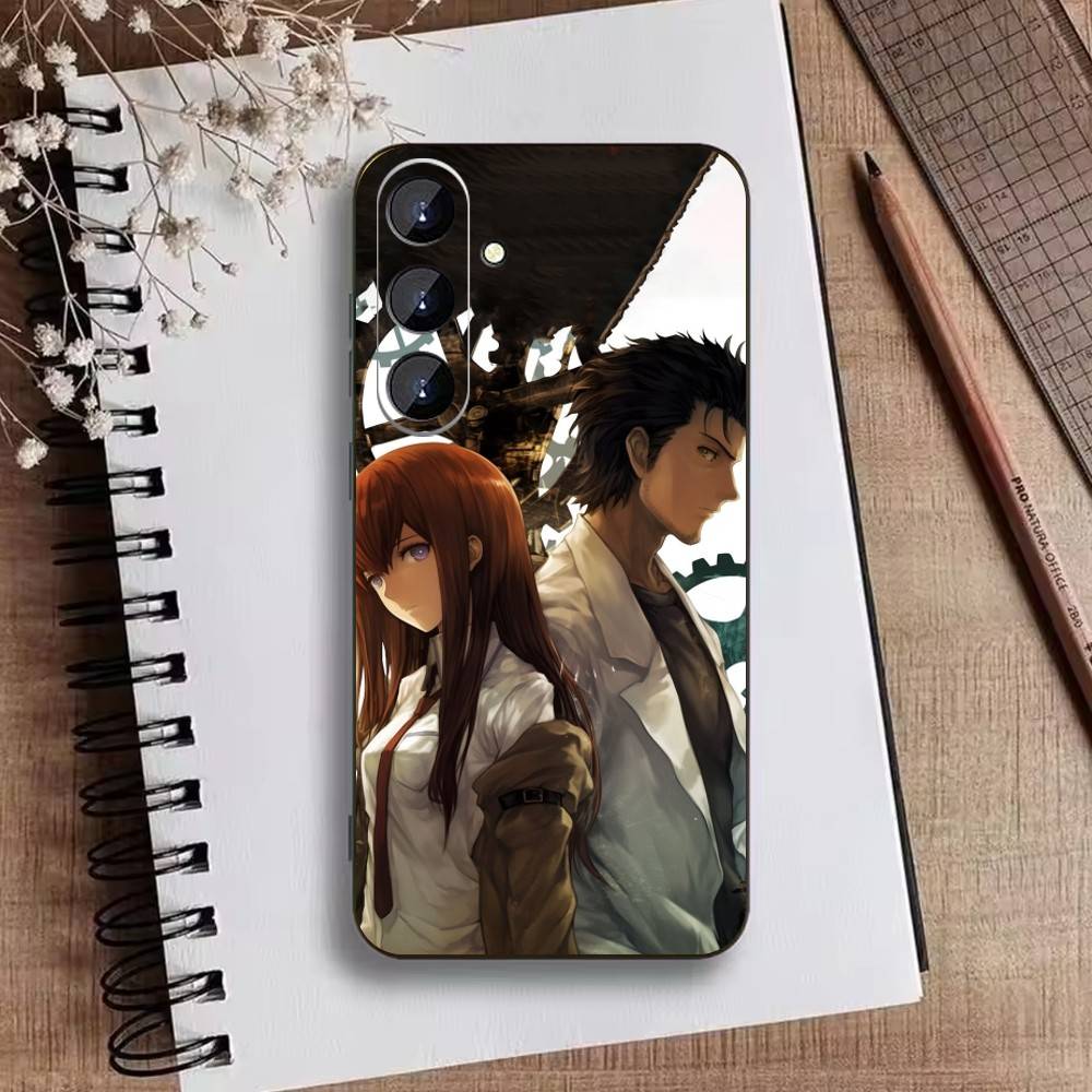 A-Okabe Rintaro STEINS DATE Phone Case For Samsung Galaxy A73,21,22,32,71,53,52,51,80,5G Soft Black Cover