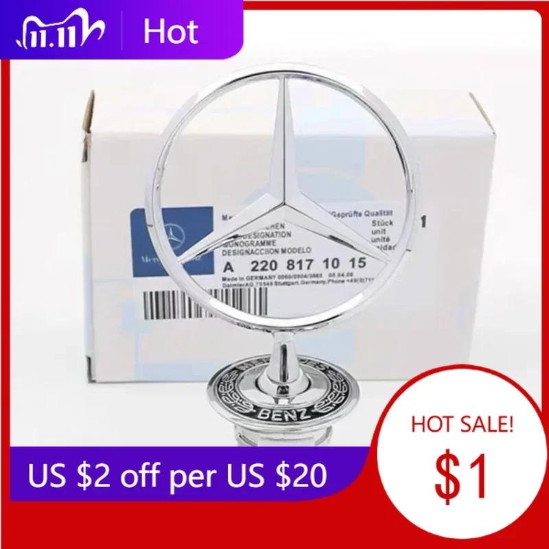 Autocolant Auto Pentru Mercedes Benz 1 Bucată Emblema Logo Capotă Față Mașină Decorativă Aliaj de Zinc Insignă Pentru Mercedes Benz W204 W220 C180 C200