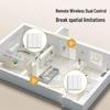 Smart Ultra-Thin Mijia App-Compatible Whole House Voice Control Switch Socket (Single Live Zero Fire)