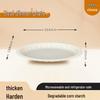 Disposable Biodegradable Corn Starch Oval Plates