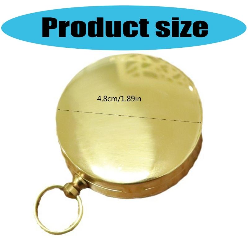 Outdoor Camping Pocket Compasses Coppers Luminously Pocket Compasses Navigation Tool Climbing Equipment Travel Gift