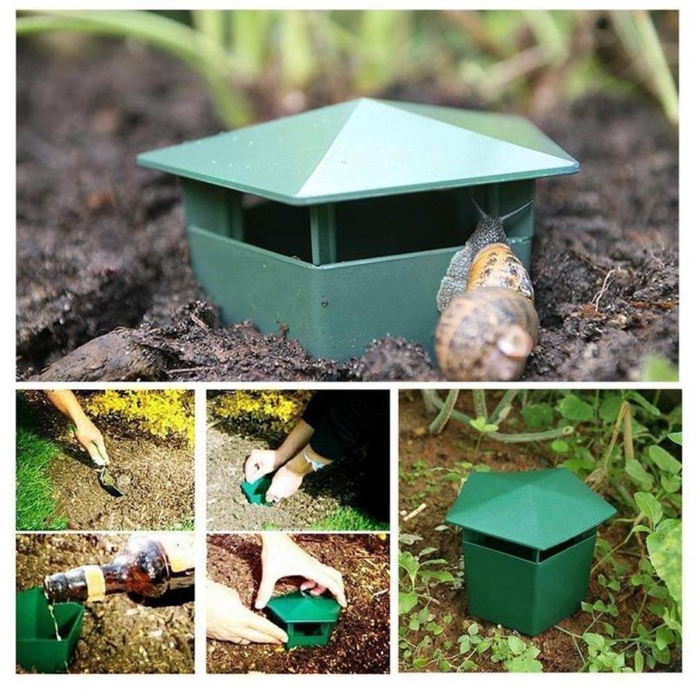 Durable Plastic Beer Slug Trap Reusable Aquarium Snail Trap Slug Catcher Tool  Flowers Protection