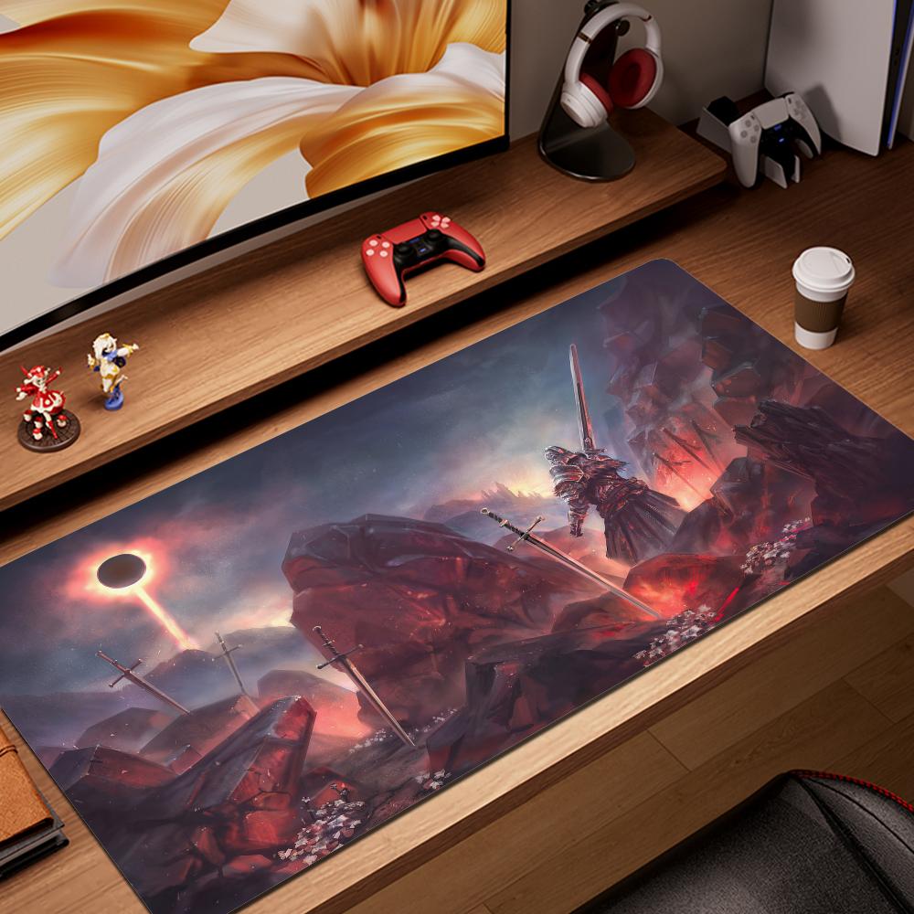 HYBXAXC Mouse Pad Gamer Custom MousePads keyboard pad Dark Souls Anti-slip Carpet Laptop Soft Office Mouse Mat Desktop Mouse Pad