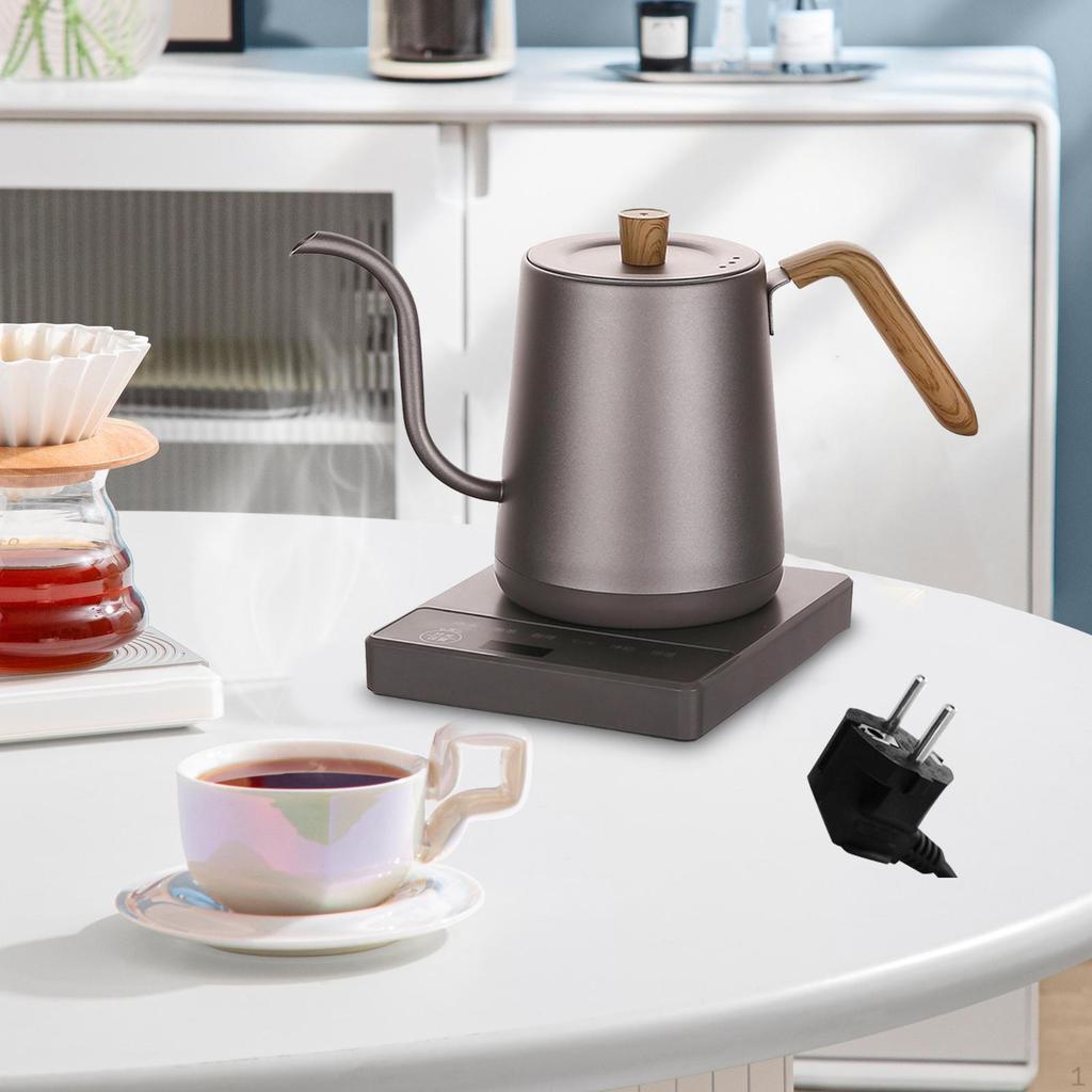 Electric Coffee Kettle 1000W Boiling Water for Camping Outdoor Picnic Black