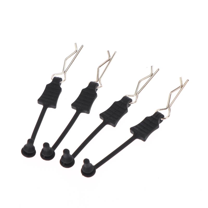 4Pcs For 1/10 1/8 Scale Rc Model Car Arrma Granite Kraton 6S Upgrade Parts Universal Silicone Gel Body Clips Retainer