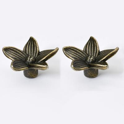 2pcs Antique Single Hole Vintage Drawer Small Handle Jewelry Box Handle Cabinet Door Small Handle Drawer Handle Jewelry Box Handle