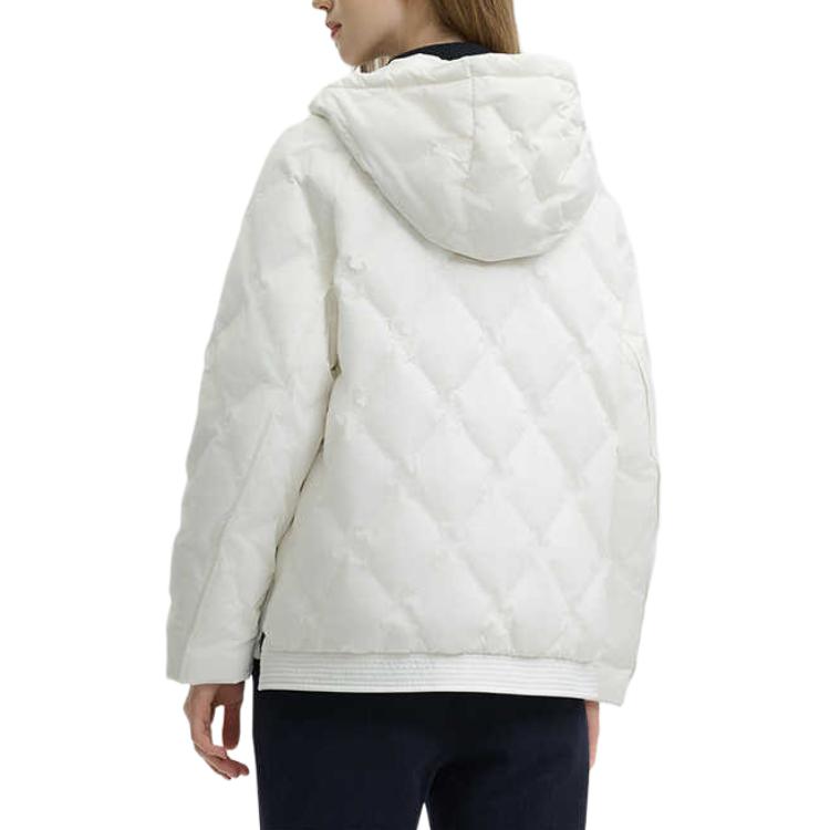 New FILA Down Jacket Women's Cloud White F11W448911F-WT