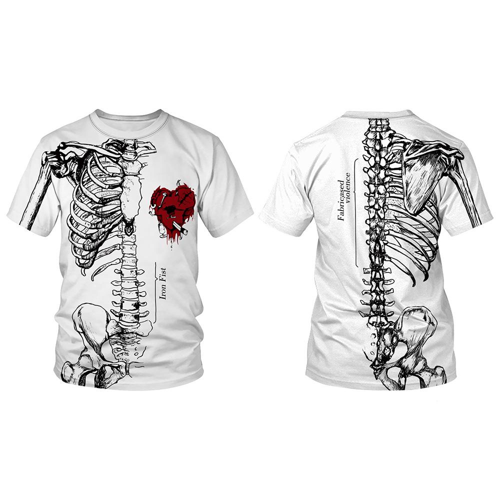 Buy Halloween Skeleton T-Shirt 3D Print 