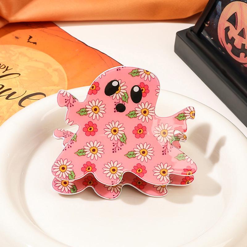 Kreative Halloween Acryl Hai Haarklammer - Damen Einzigartiges Hochsteckfrisur-Accessoire