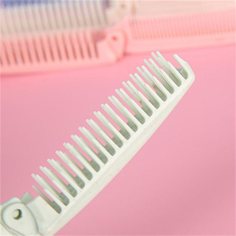 Detangling Foldable Hair Comb Massage Hair Brush Creative Folding Comb  Hairdressing Tools