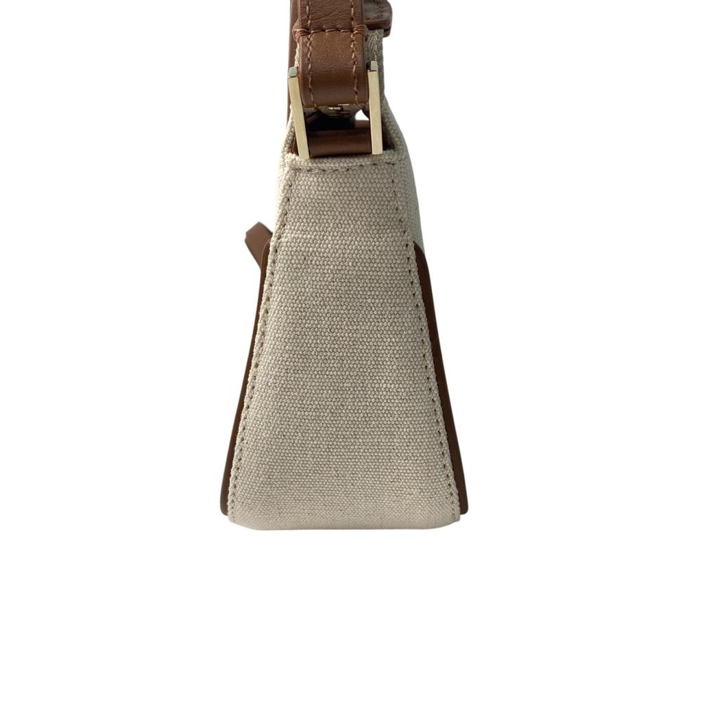 Used MORABITOShoulder Bag Ivory system/Brown leather Women