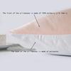 One Side 100% Mulberry Silk Pillowcase with Hidden Zipper Solid Color Pillow Case for Sleep and Skin Care