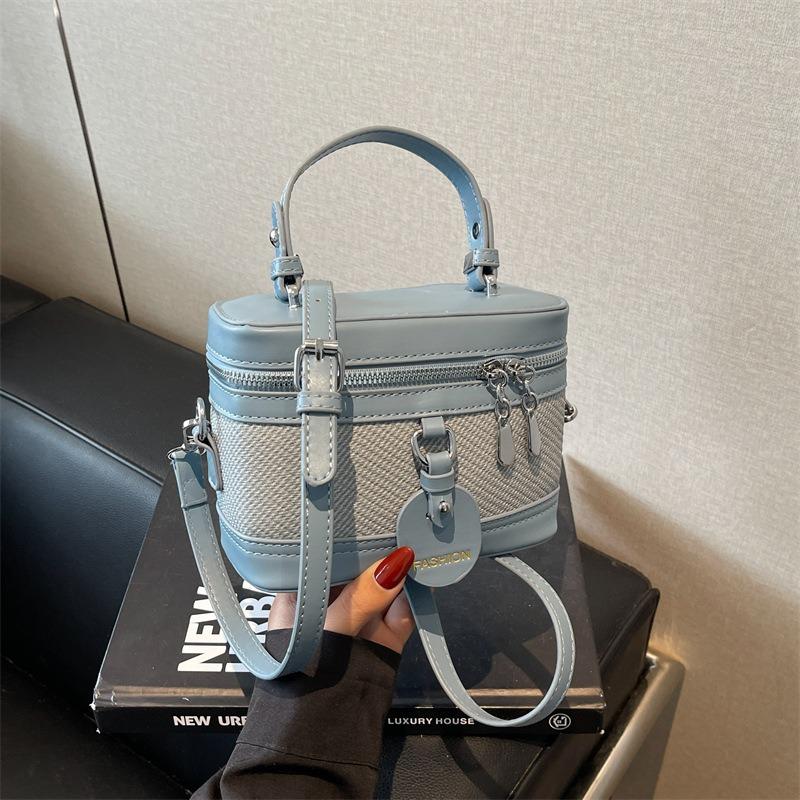 Premium texture small bag women's new niche portable box bucket bag versatile messenger bag