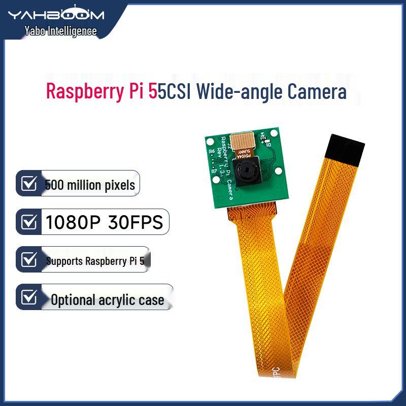 Raspberry Pi 5th Gen 5MP Wide-Angle Camera OV5647 Module with Acrylic Case