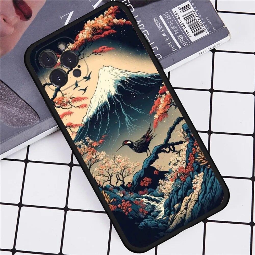 Mount Fuji Landscape Phone Case pro iPhone Samsung Galaxy Redmi Xiaomi Oppo OnePlus Note SA 7 8 9 10 11 12 13 14 20 21 22 23 53 54 Pro Max Plus Ultra