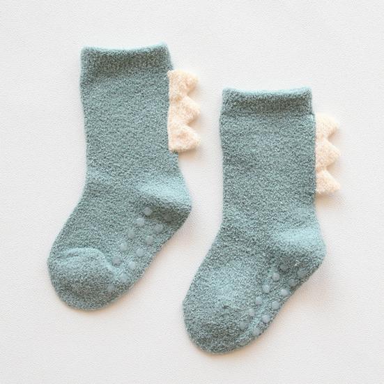 1 Pair Baby Socks Lovely Design Hand Washable Thickening Kids Cartoon Short Socks