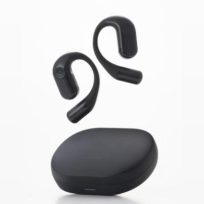 Elecom Bluetooth Wireless Up To 7 Hours of IPX5 Waterproof Touch Cosmo Black Open-Ear 5.4 Headphones, Over-the-Ear Design, Built-in Microphone,