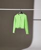 Verse One Round Neck Cardigan Neon Green(For Women)