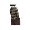 Adidas Originals SS25 Brand Logo Stripe Design Comfortable Soft Long Sleeve Polo Shirt Unisex Polo Shirts Olive-Green Black Bright-White JD2841