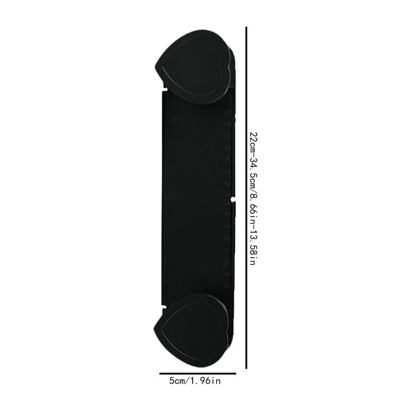 Wall Mounted Pan Lid Holder Adjustable Pan Cover Organizer 2X Adhesive Wall Mounted Storage Stands Kitchen Cooking Utensil Tool