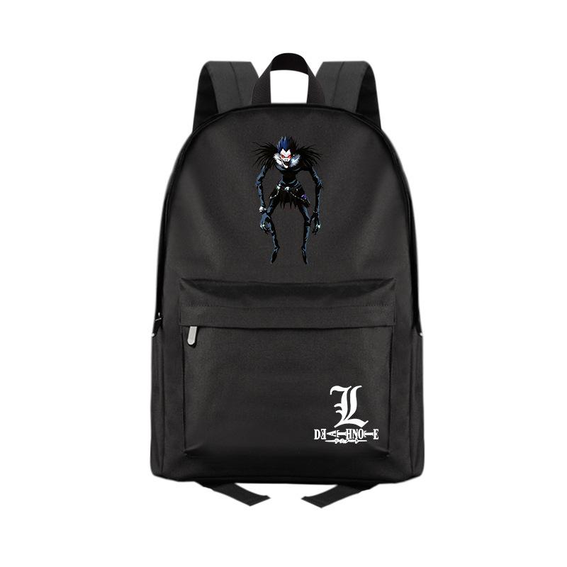 Death Note Anime Peripheral School Bag Male Female Student Daily Backpack Computer Travel Backpack