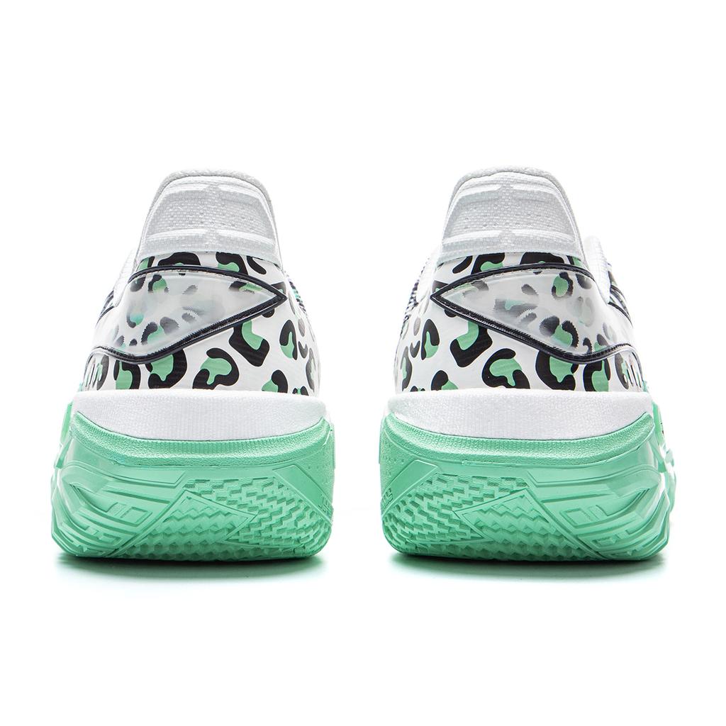 Li Ning Jie Ao 2 Basketball Shoes Men's Low Top White Black Green ABFV013-15