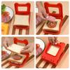 Sandwich Cutter And Sealer Flip Sandwich Cutting Tool For Kids Lunch Stainless Steel Blade Sandwich Bread Toast Mold