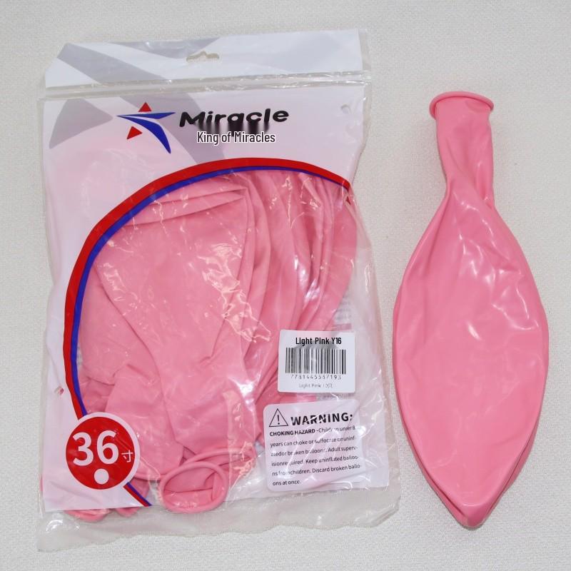 Miracle Star 36" Transparent Latex Balloon for Birthday, Party, Wedding Decor