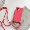 Náhrdelník Crossbody Popruh Šňůrka Silikonové Pouzdro Pro OPPO A80 5g A3 Pro 5g Globální CPH2639 Měkký Lanyard Zadní Kryt Fundas