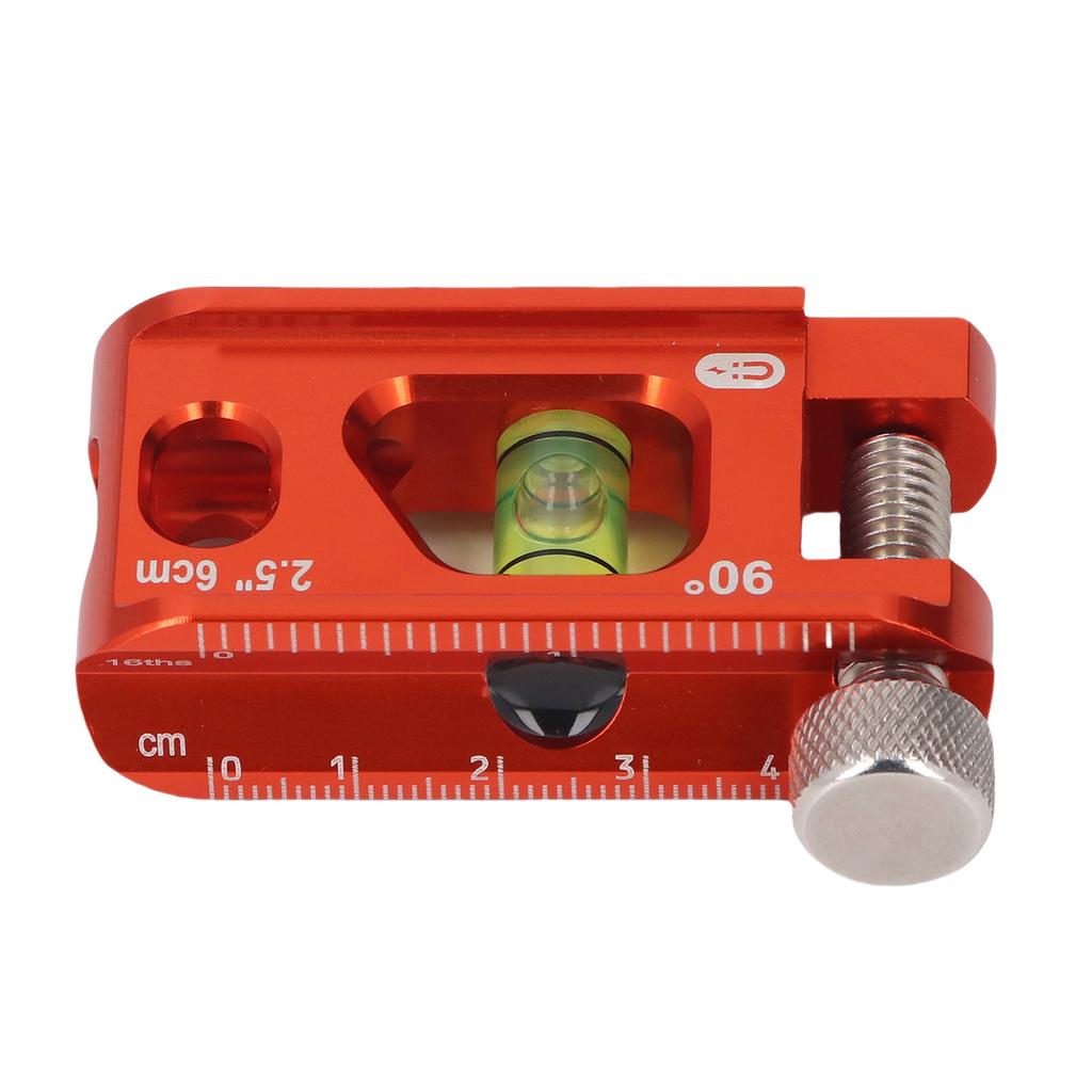 Mini Level Ruler 2.5 Inch Accurate Solid Cast Aluminium Compact Magnetic Spirit Level Ruler for
