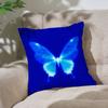 Quiet And Ethereal Blue Customizable Square Pillowcases Stylish And Soft Perfect For Beds Cars And Sofas