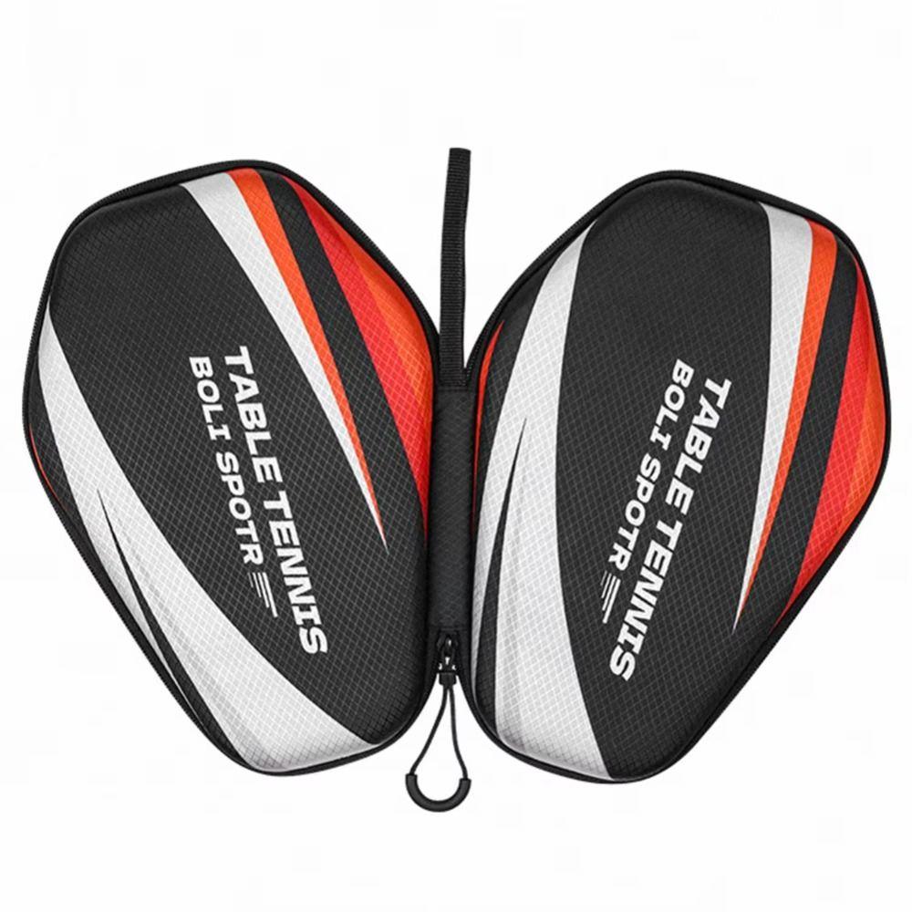 

Waterproof Ping Pong Storage Bag Hard Shell Table Tennis Paddles Box Sports Equipment Style C