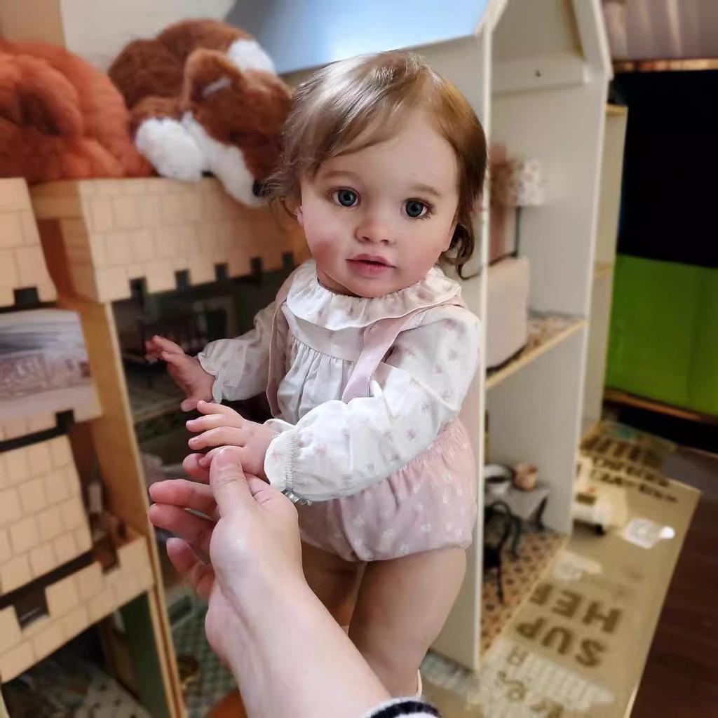 Silikonowa Lalka Niemowlę Reborn z Realistycznymi Cechami Dla Kolekcjonerów i na Prezent