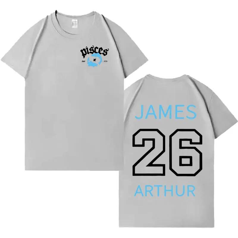 

Singer James Arthur 2026 Fashion Album Tour TShirt Mens Gothic Clothing Hot Selling Aesthetic Loose Comfortable Pop TShirt 4XL