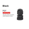 10 Stück IP68 PG7-PG16 Kabelverschraubungen Weiß/Schwarz Nylon Kunststoff Anschlusskasten Stecker Zugentlastungen Dichtungen und Gegenmuttern