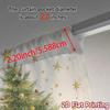 2pcs,Curtains Christmas Tree Gifts Festive Chic Pattern Curtains Versatile Polyester Fabric Curtains Festive Ldeal for Bedroom,