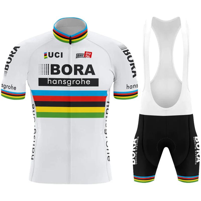 Pánská cyklistická bunda Horský bike 2026 UCI BORA Oblečení Pánské sety Letní dres Tričko Kolo Mtb Tricuta Pánský outfit Set Kalhoty