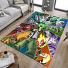 Mutant Transformation Saga Carpet For Playroom Bedroom Living Room Sofa Home Decorkids Game Area Rug Nonslip Floor Mat
