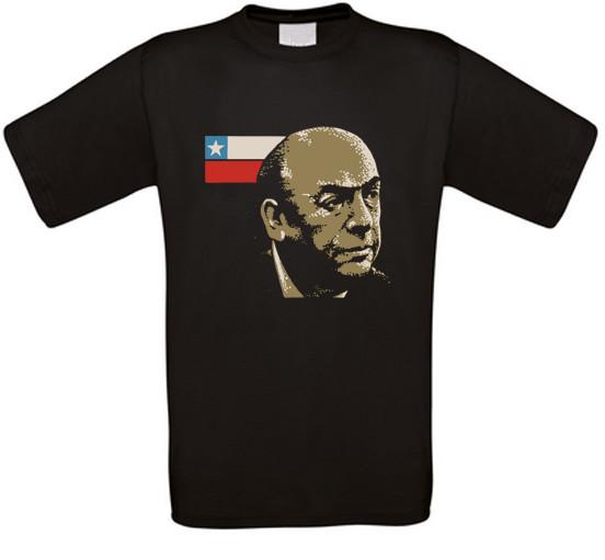 Pablo Neruda Chile Allende Venceremos T-Shirt S
