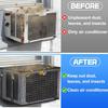 Breathable Air-Conditioning Protective Cover Weatherproof Air Conditioner Guard Bugs Rain Dirt Resistant Defender