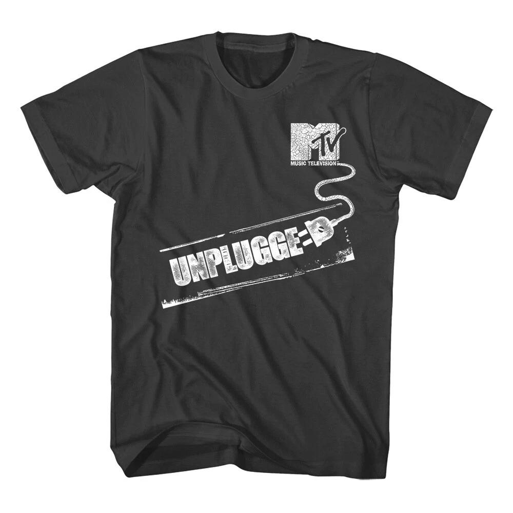 MTV Unplugged Vintage Logo Men s T Shirt Acoustic Musical Showcase Rock Album S