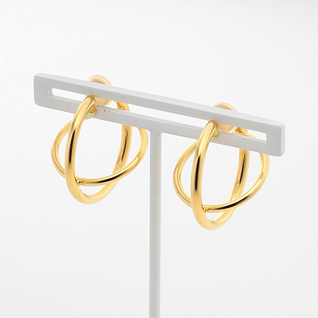 BLOOM Silver Yellow Gold Plated Earrings [BLOOM] [WEB Exclusive] 0776-0034-0000-0000